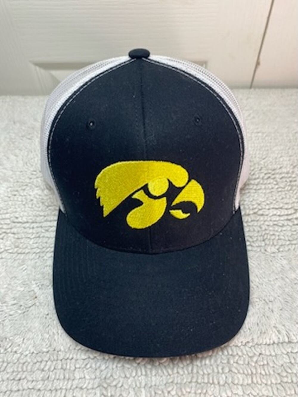 Iowa Hawkeyes Trucker Snapback Hat • Black/Gold • Adjustable